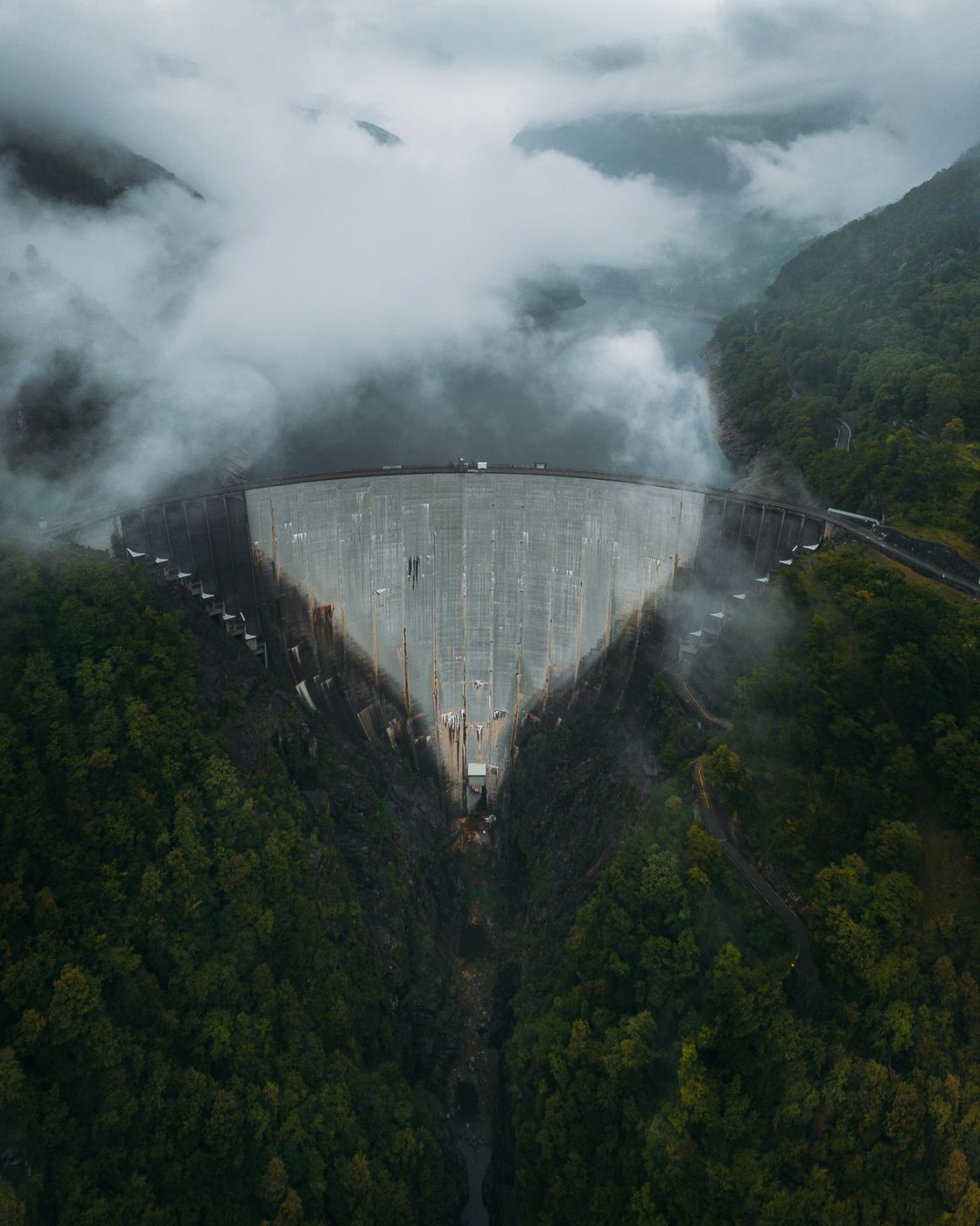 Verzasca Damn (Drone), Switzerland