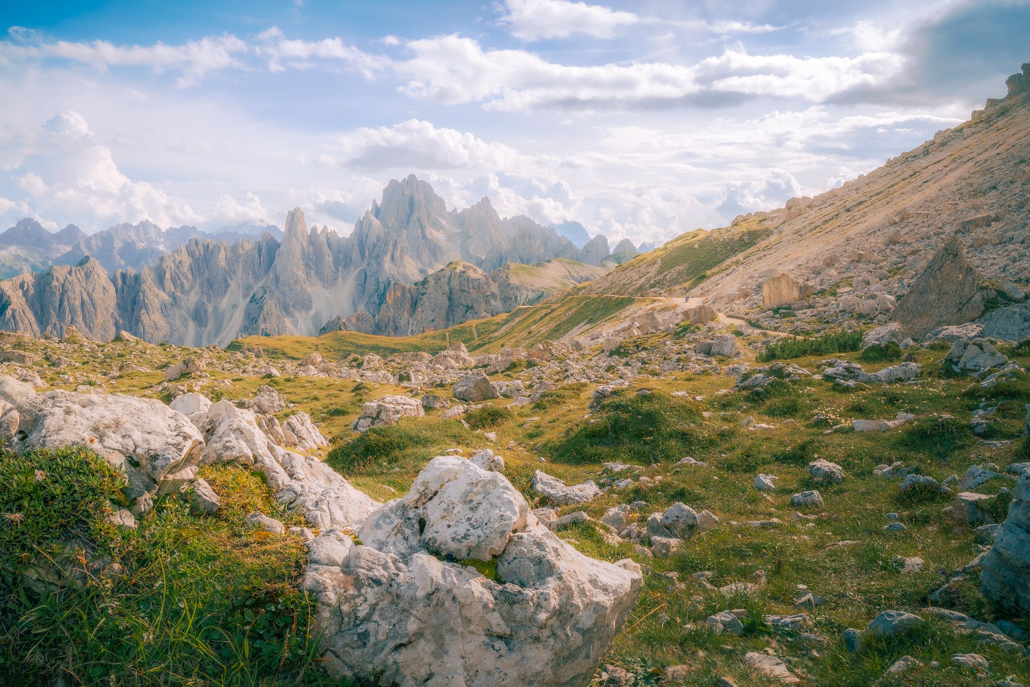 View of Cadini di Misurina, Italy
