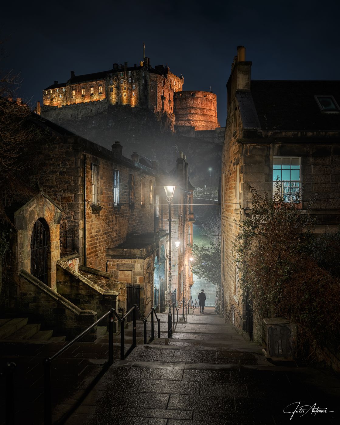 View of Edinburgh Castle from Vennel, United Kingdom