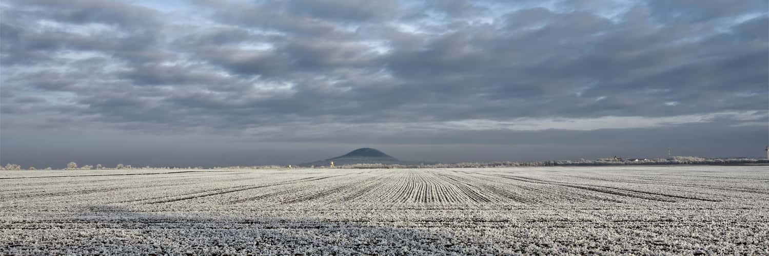 View of hill Říp
