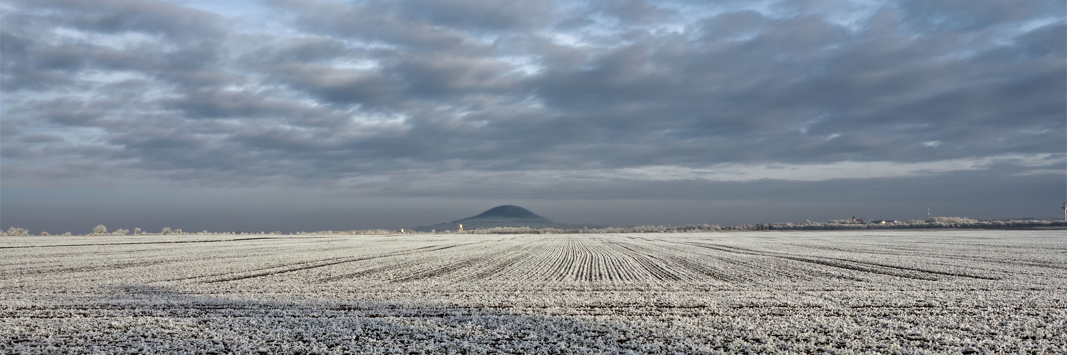 View of hill Říp, Czech Republic