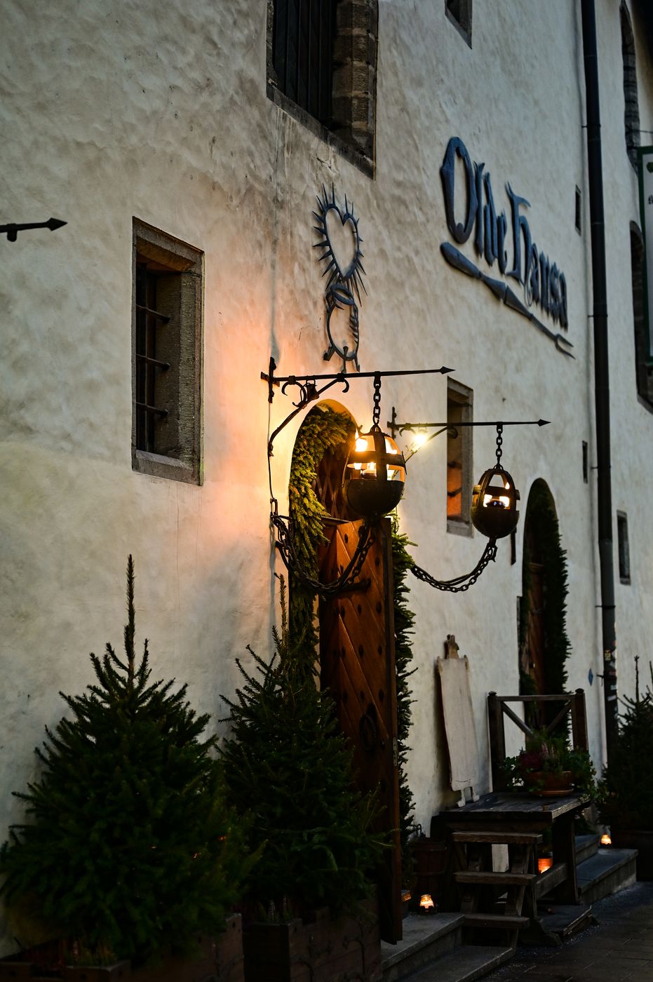 View of Peppersack and other Medieval Buildings, Estonia
