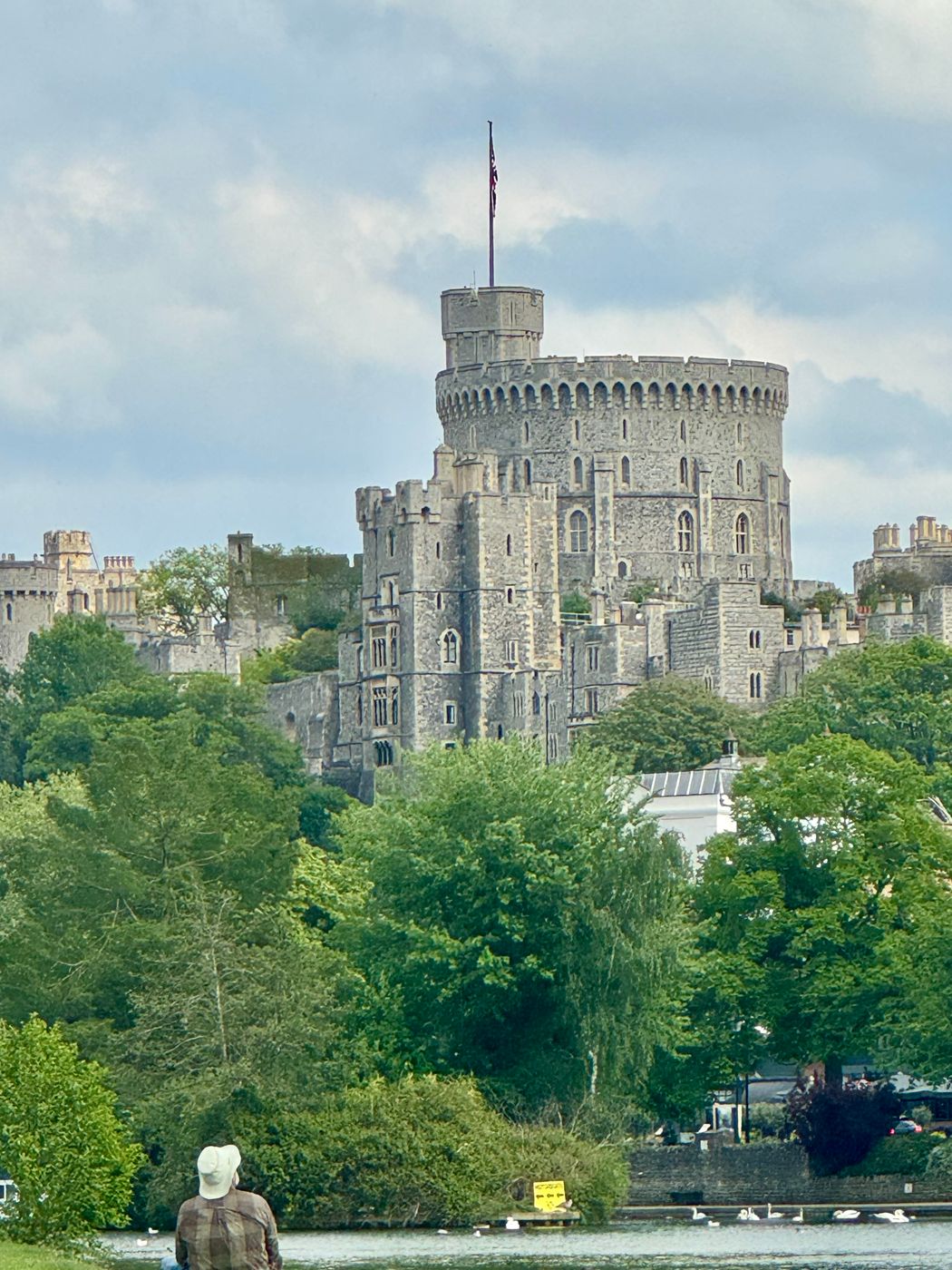 View of Windsor Castle from Thames, United Kingdom