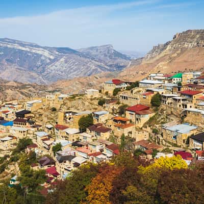 View to Chokh village, Dagestan, Russian Federation