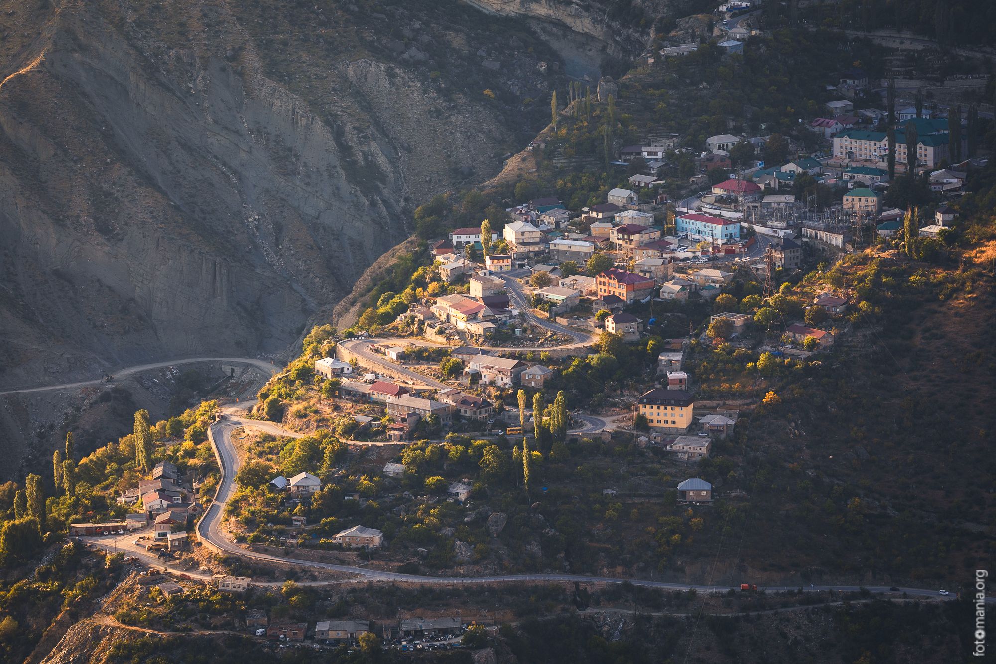 View to Gunib, Dagestan, Russian Federation