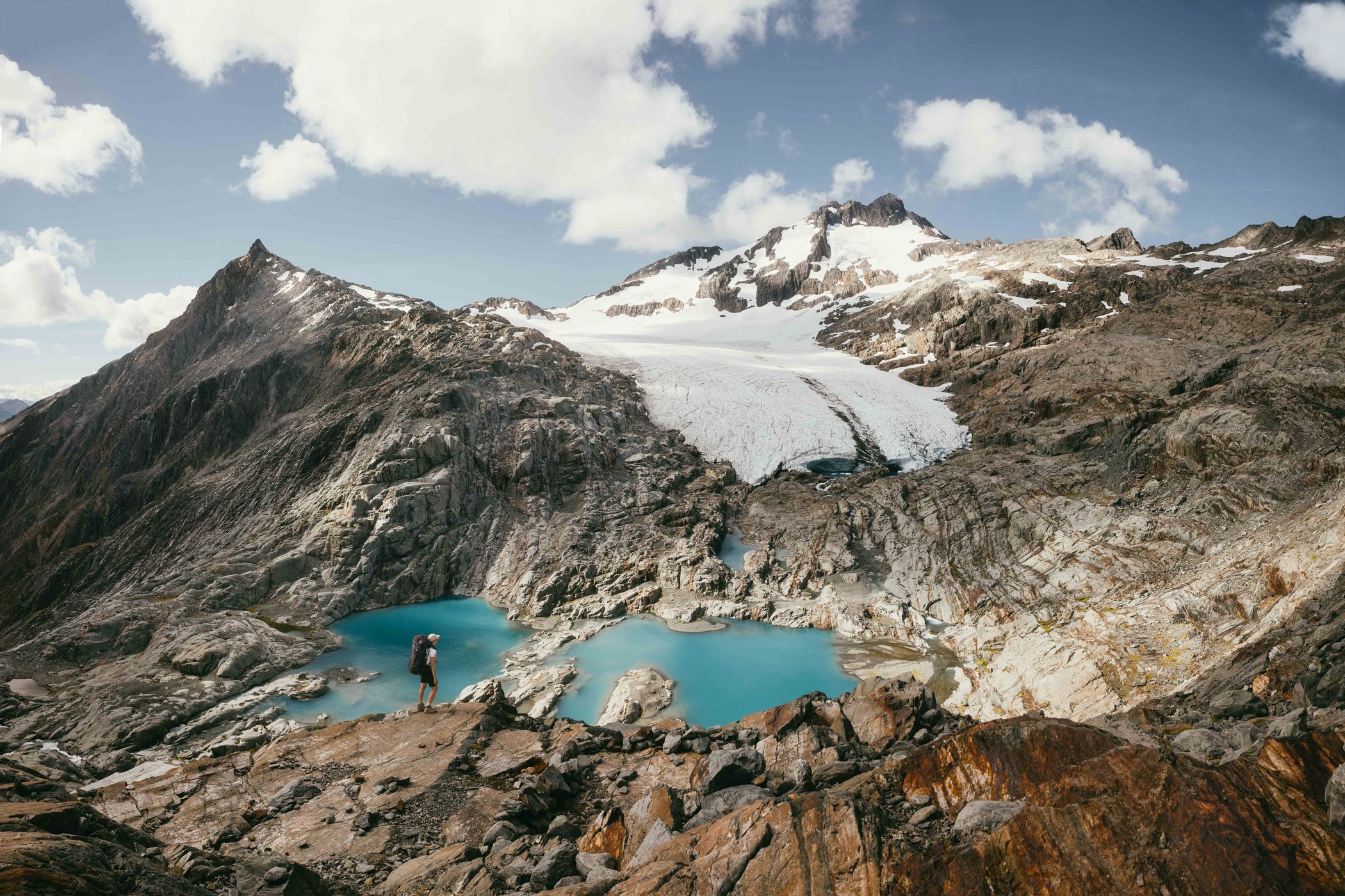 Viewpoint to Brewster Glacier, Mount Aspiring National Park, New Zealand