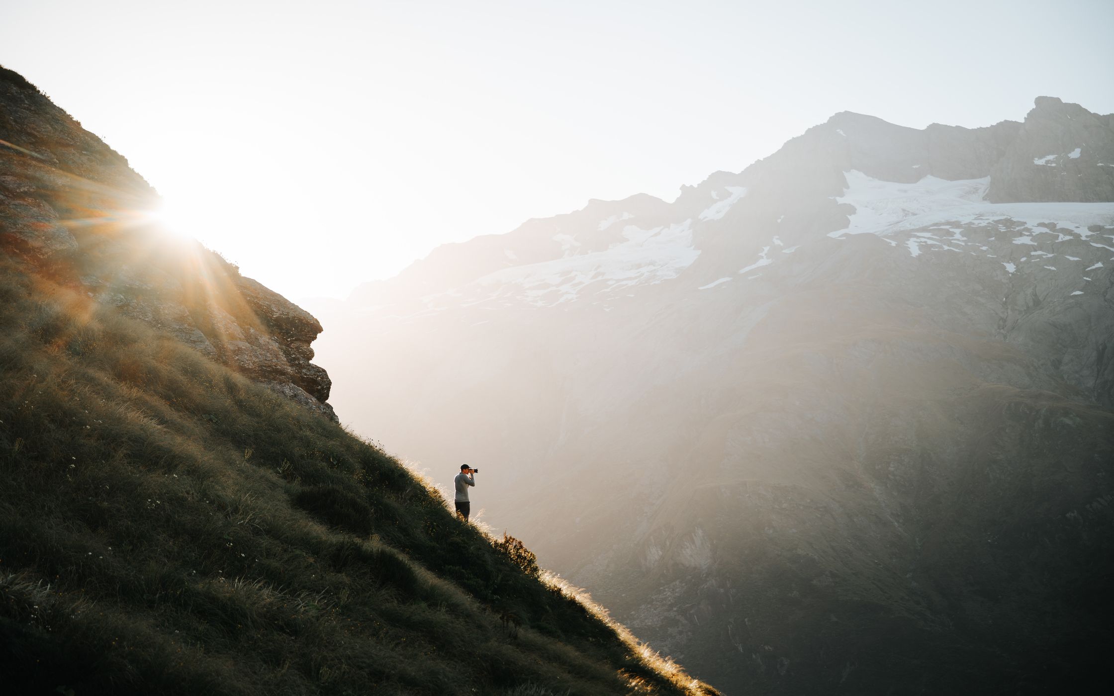 Views above Liverpool Hut, Mount Aspiring National Park, New Zealand
