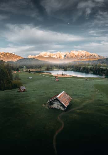 Wagenbrüchsee Cabins (Drone)