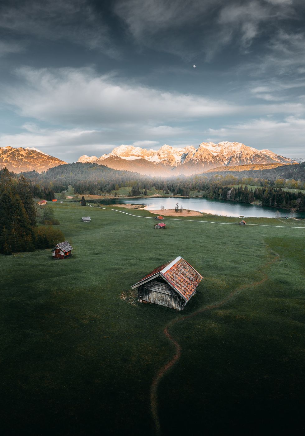 Wagenbrüchsee Cabins (Drone), Germany