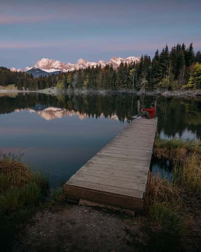 Wagenbrüchsee Wooden Pier