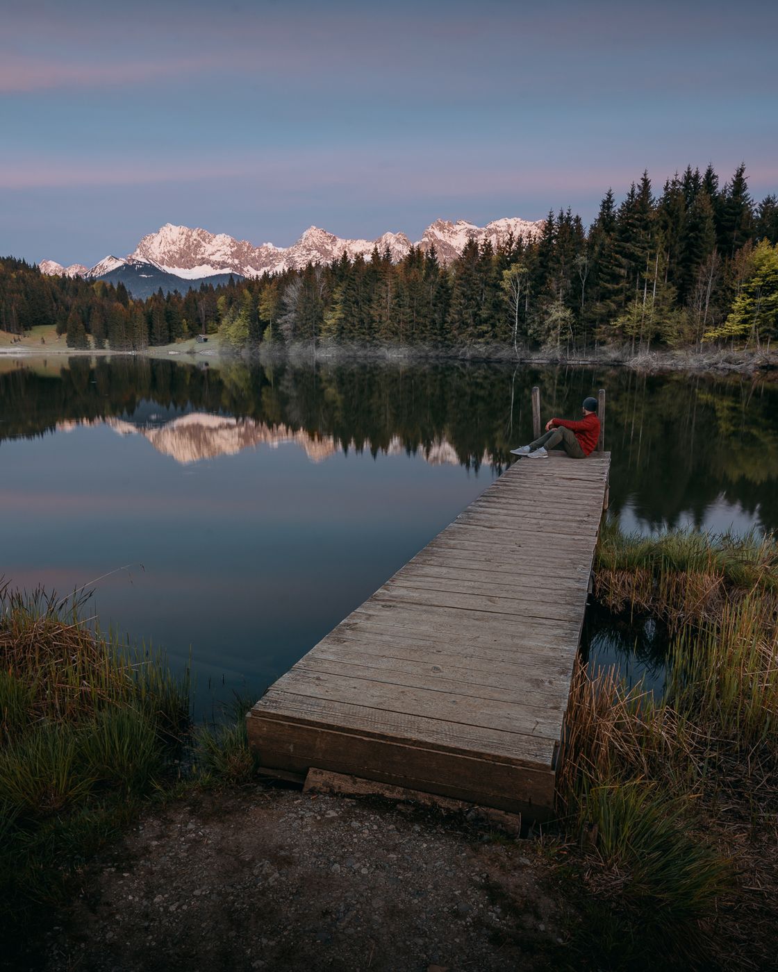 Wagenbrüchsee Wooden Pier, Germany