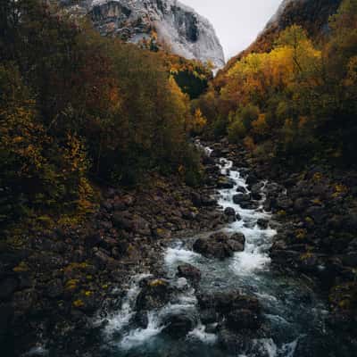 Waterfall Eikesdalen, Norway