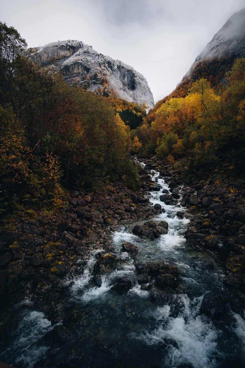 Waterfall Eikesdalen, Norway