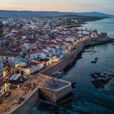 Waterfront, Alghero, Sardinia, Italy