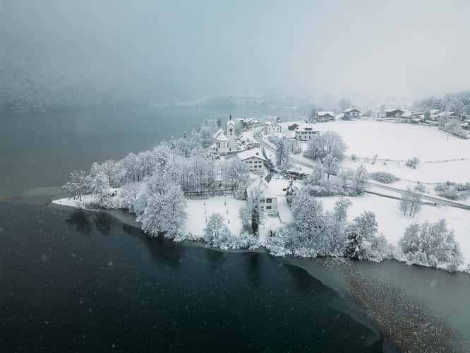 Weißensee Panoramic view (Drone)