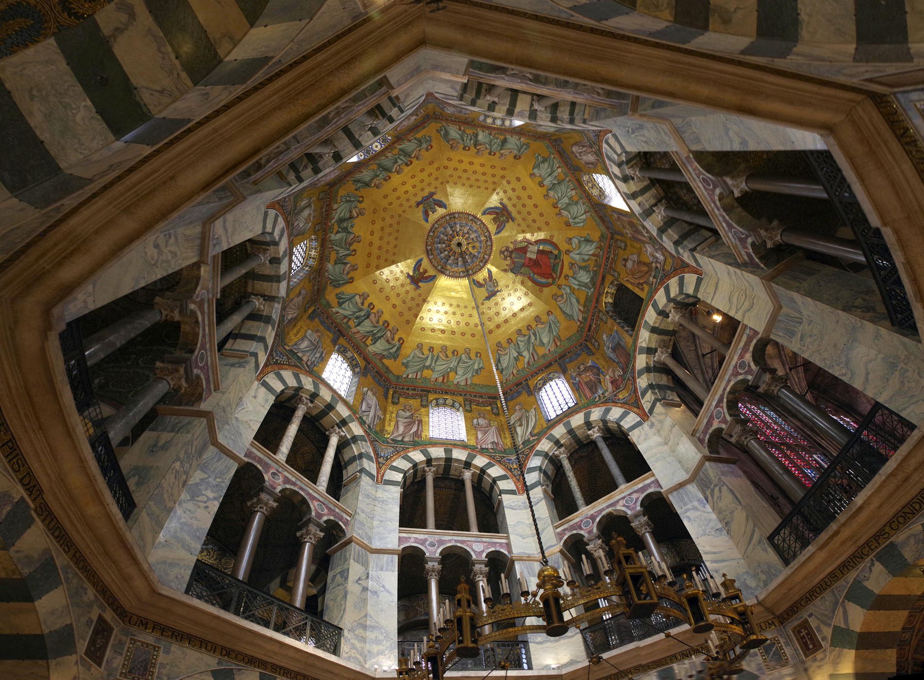 Aachen Cathedral Interior, Germany