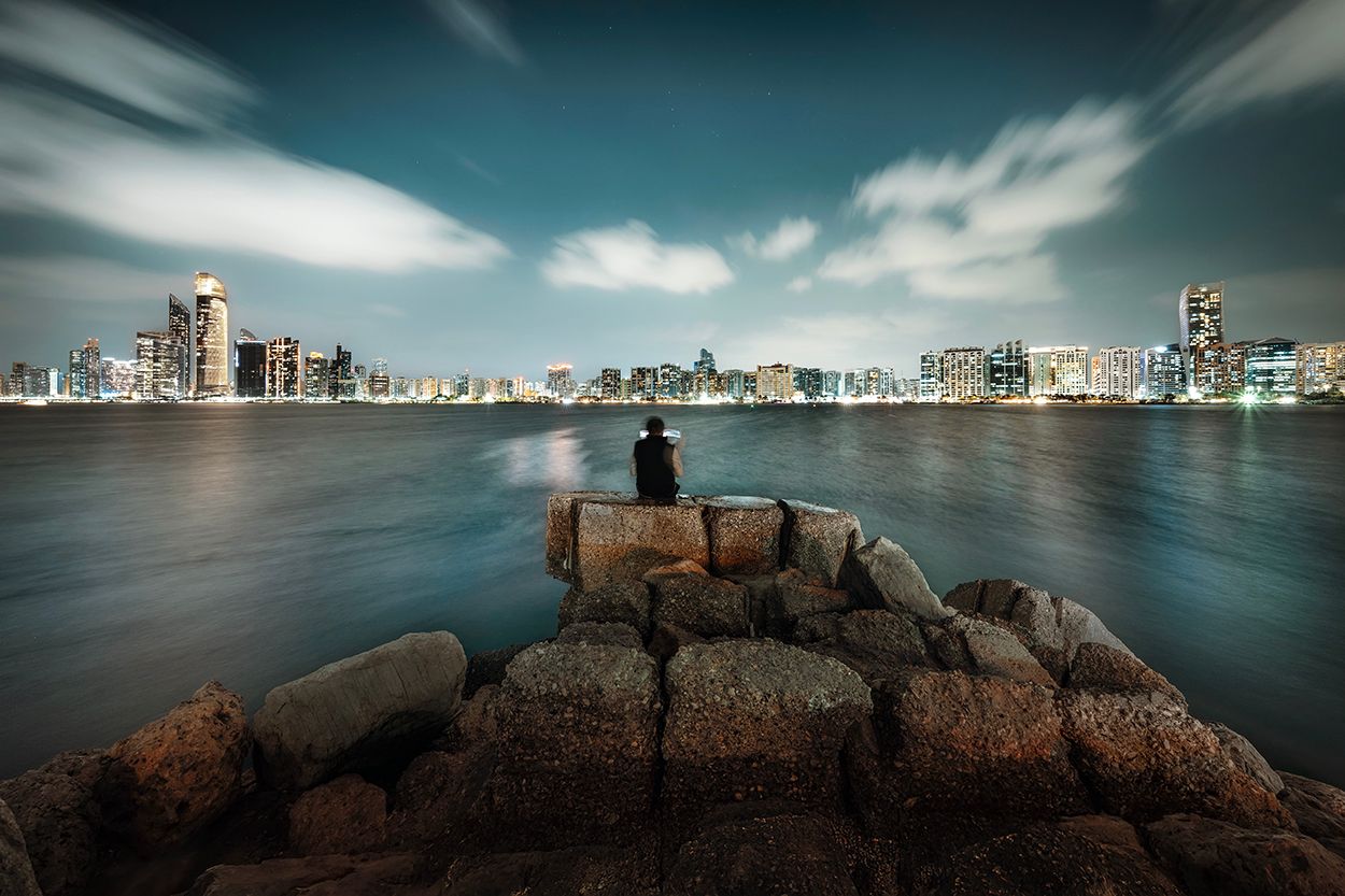 Abu Dhabi corniche, United Arab Emirates