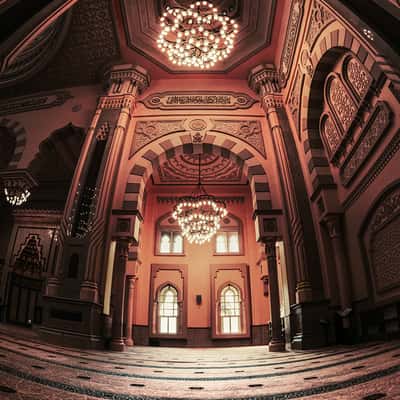 Al Noor Mosque buhaira corniche sharjah, United Arab Emirates