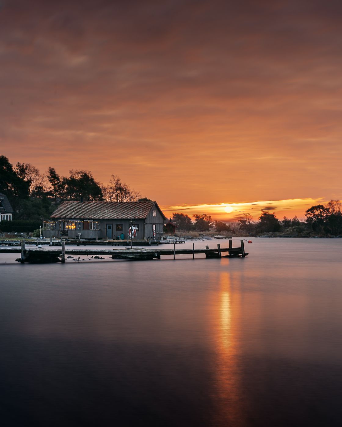 Ankarudden brygga, Sweden