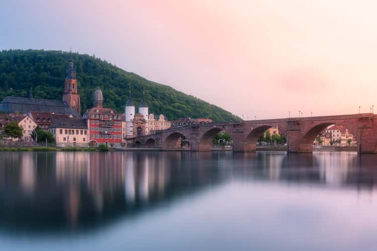 At the Neckar river, Heidelberg