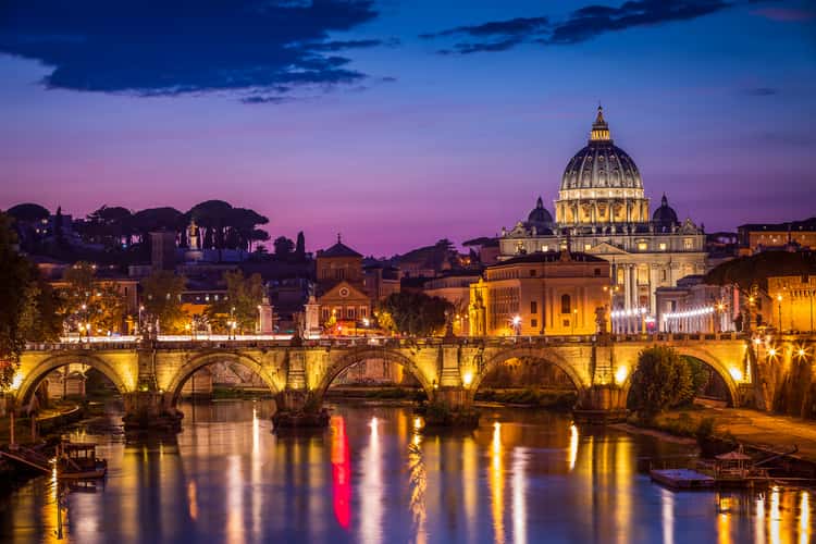 Basilica di San Pietro from Ponte Umberto I