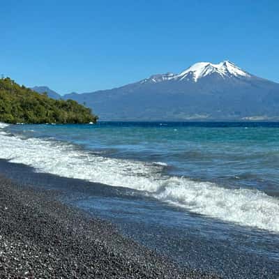 Beach close to Las Cascadas, Chile