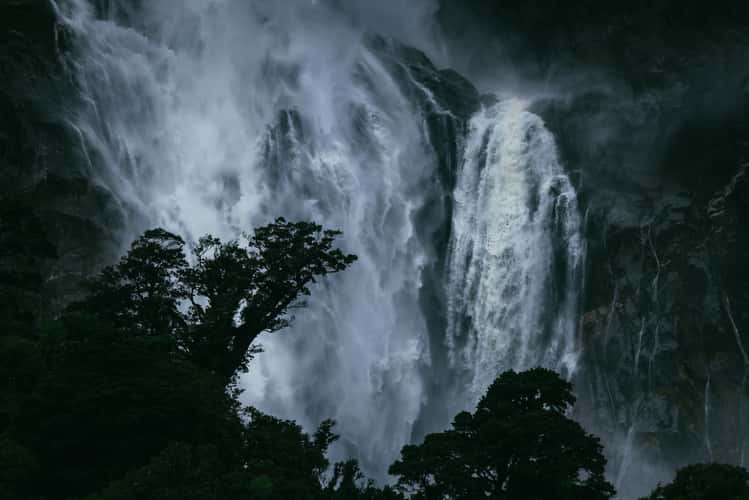 Bowen Falls, Milford Sound, Fiordland National Park