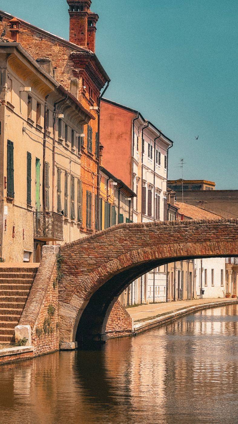 Bridge in Comacchio, Italy