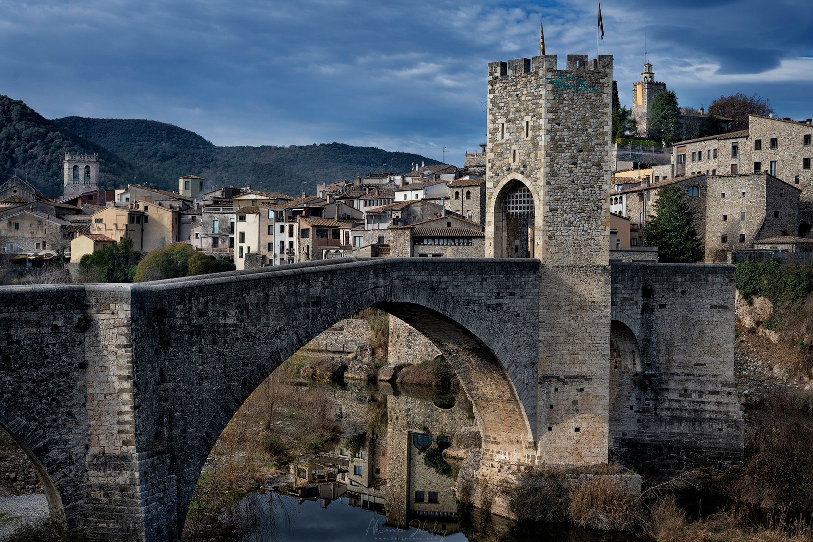 Bridge of Besalú, Spain