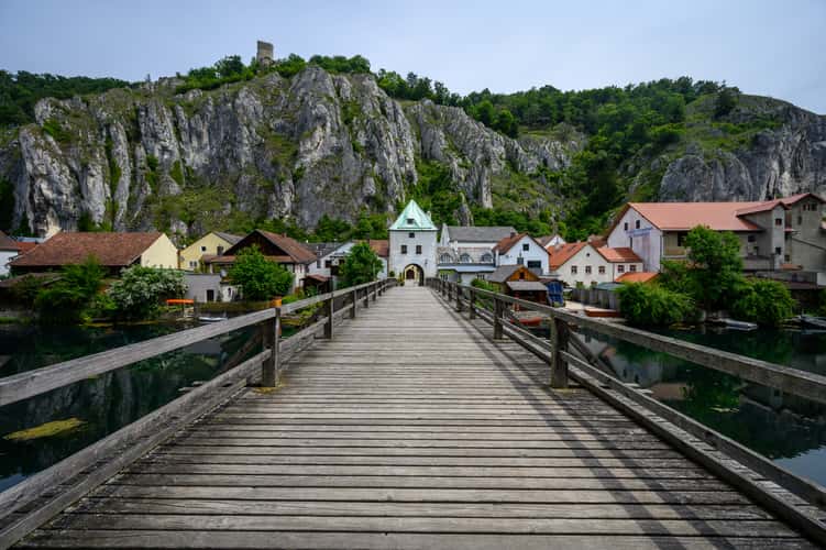 Wooden Bridge in Essing