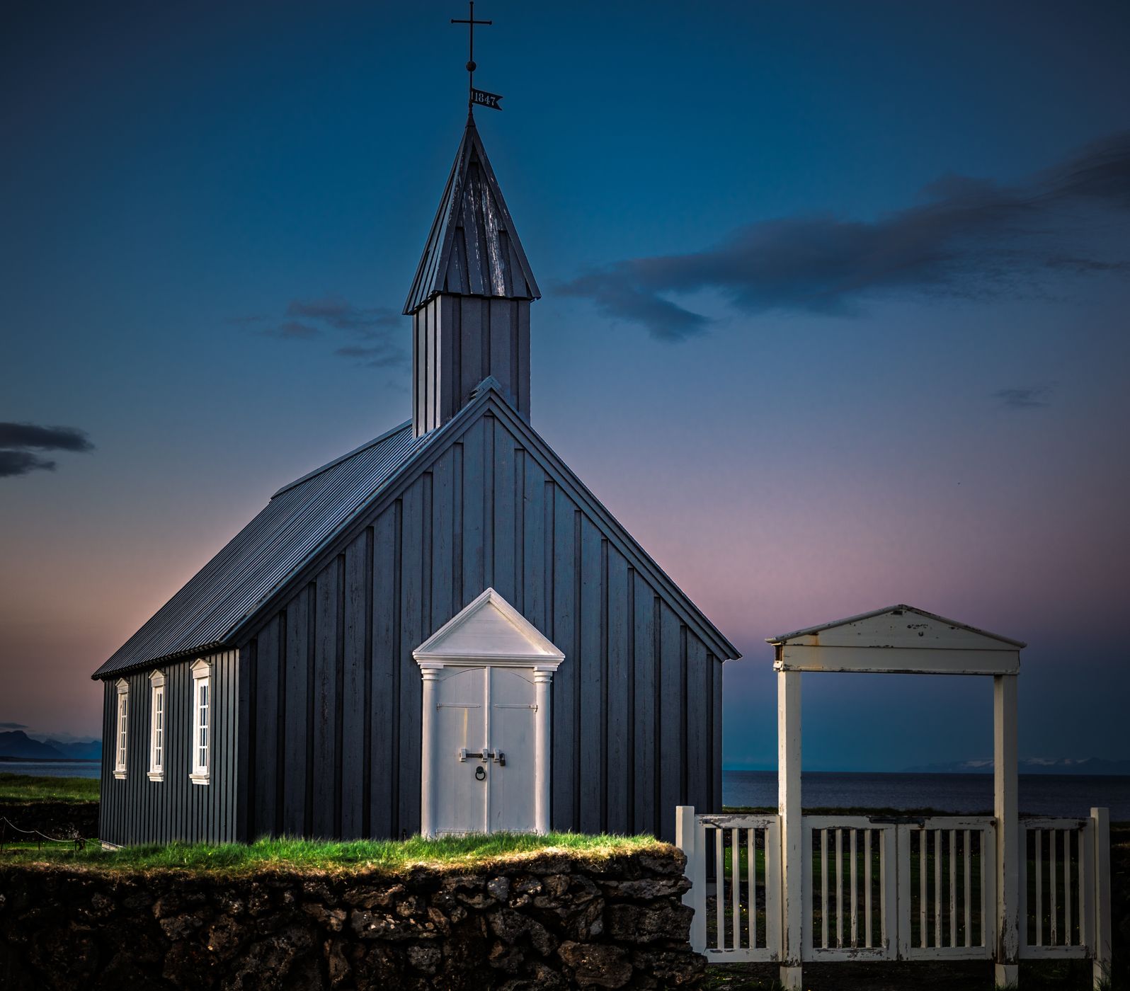 Búðakirkja, The Church at Búðir, Snaefellsnes, Iceland