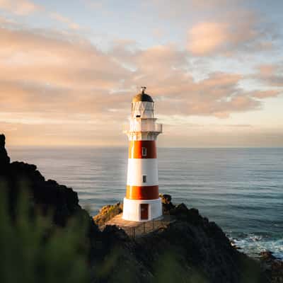 Cape Palliser Lighthouse Cliffs, New Zealand