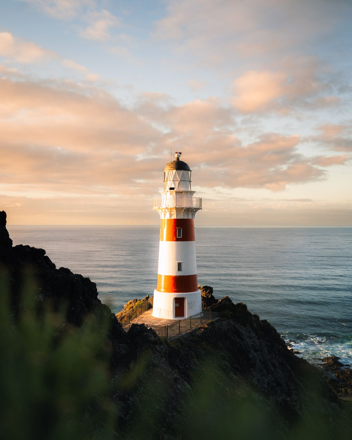 Cape Palliser Lighthouse Cliffs, New Zealand
