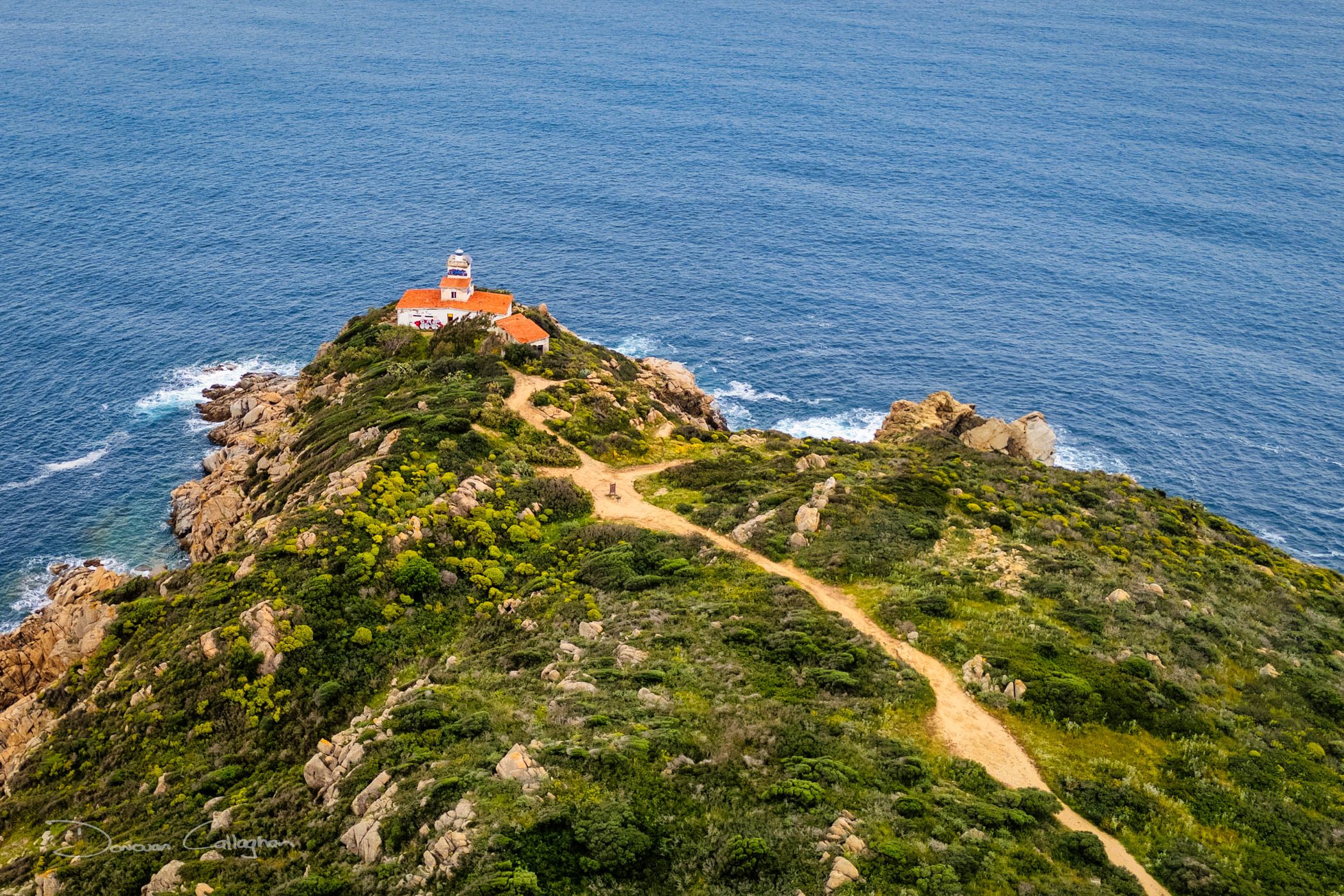 Capo Ferrato Lighthouse, Capo Ferrato, Sardinia, Italy