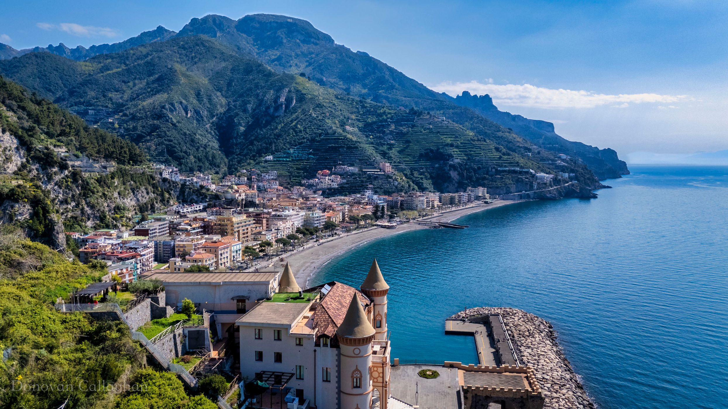Castle, Minori, Amalfi Coast, Italy
