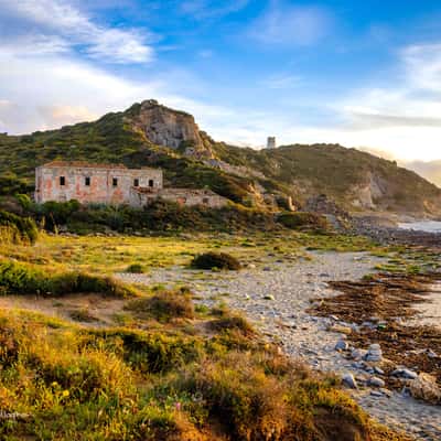 Cava Usai Ruin, Capo Carbonara, Sardinia, Italy