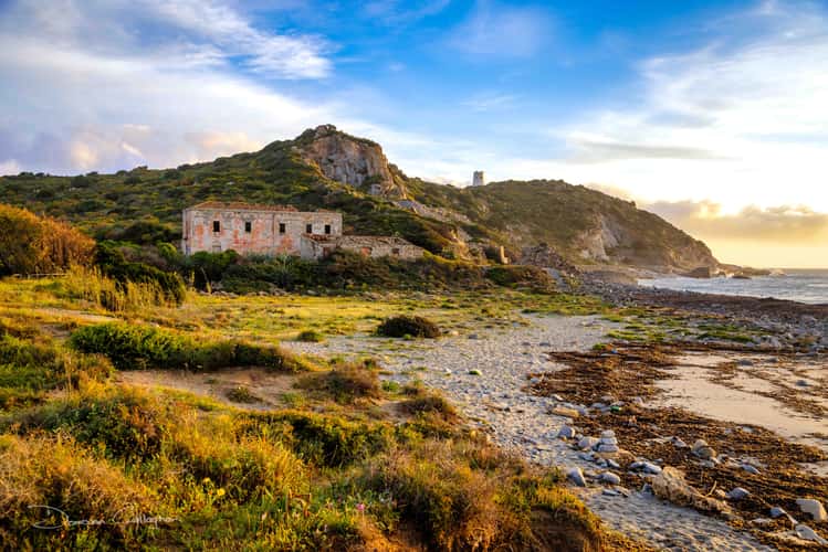 Cava Usai Ruin, Capo Carbonara, Sardinia