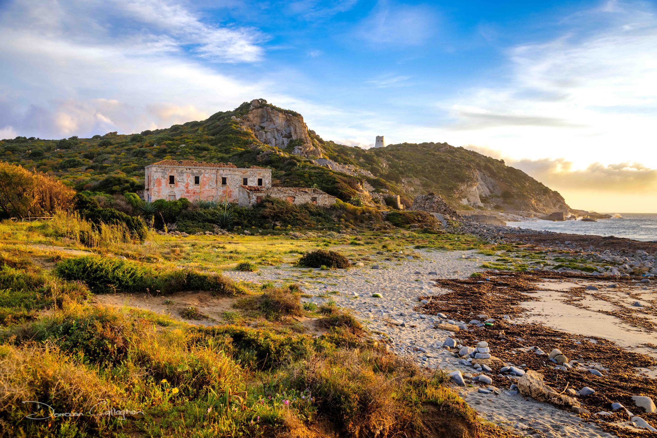 Cava Usai Ruin, Capo Carbonara, Sardinia, Italy