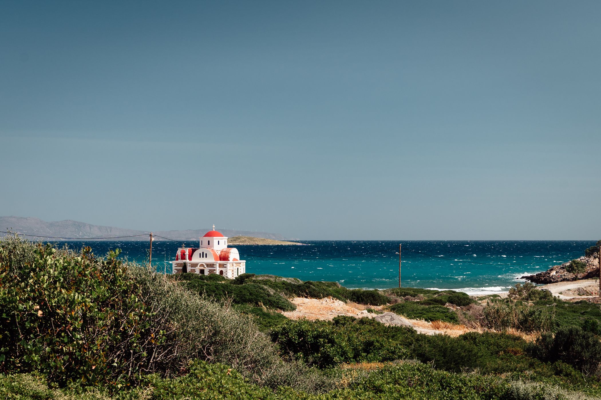 Coastal Chapel, Pachia Ammos, Greece