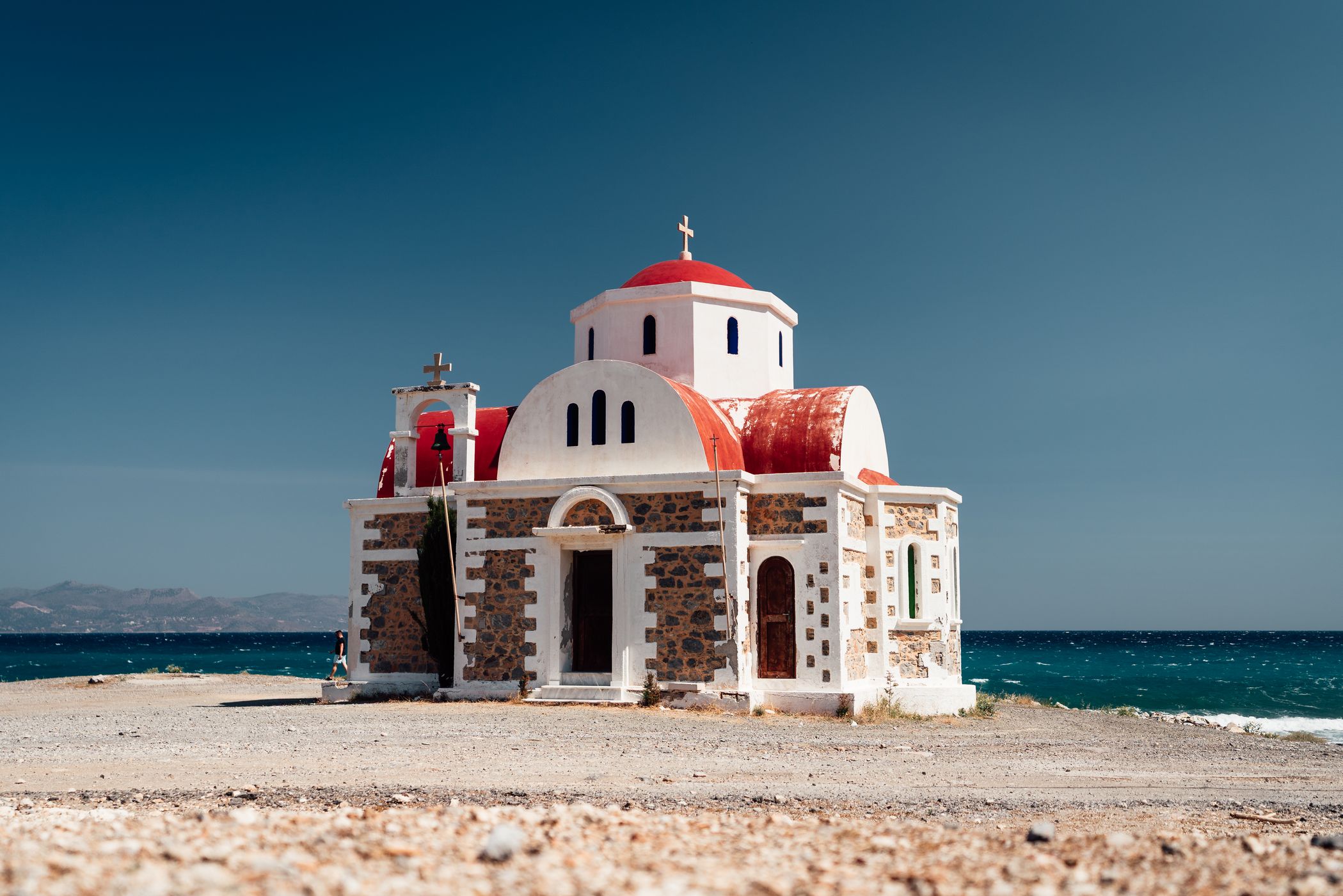 Coastal Chapel, Pachia Ammos, Greece
