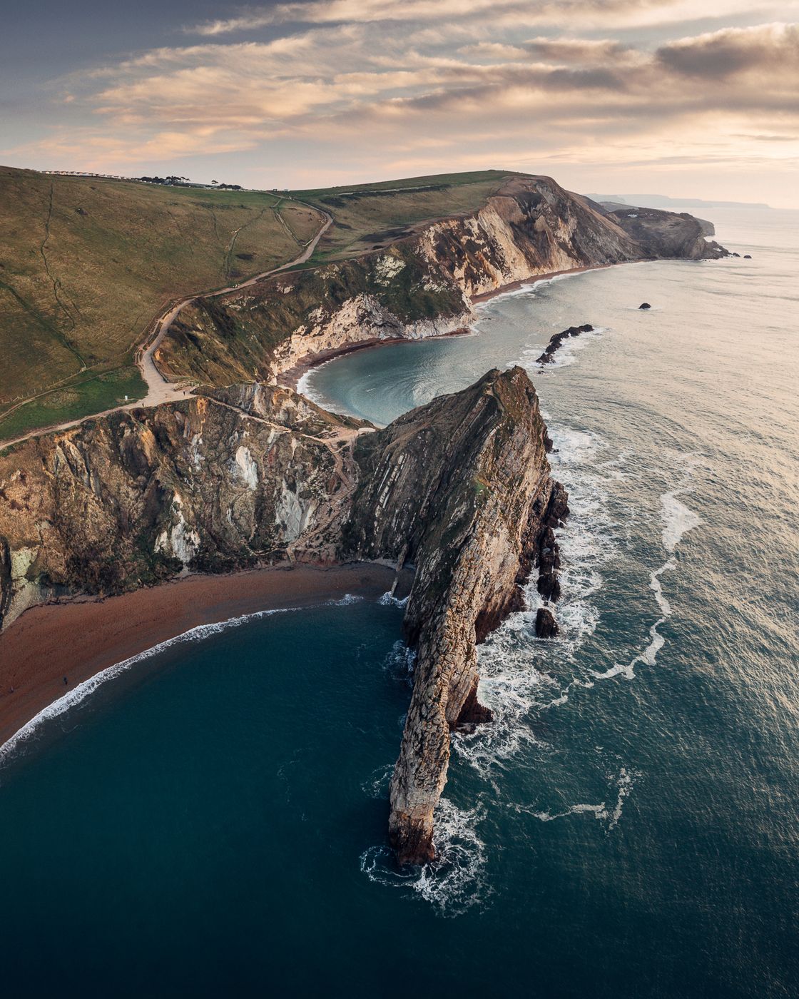Durdle Door Rock (Drone), United Kingdom