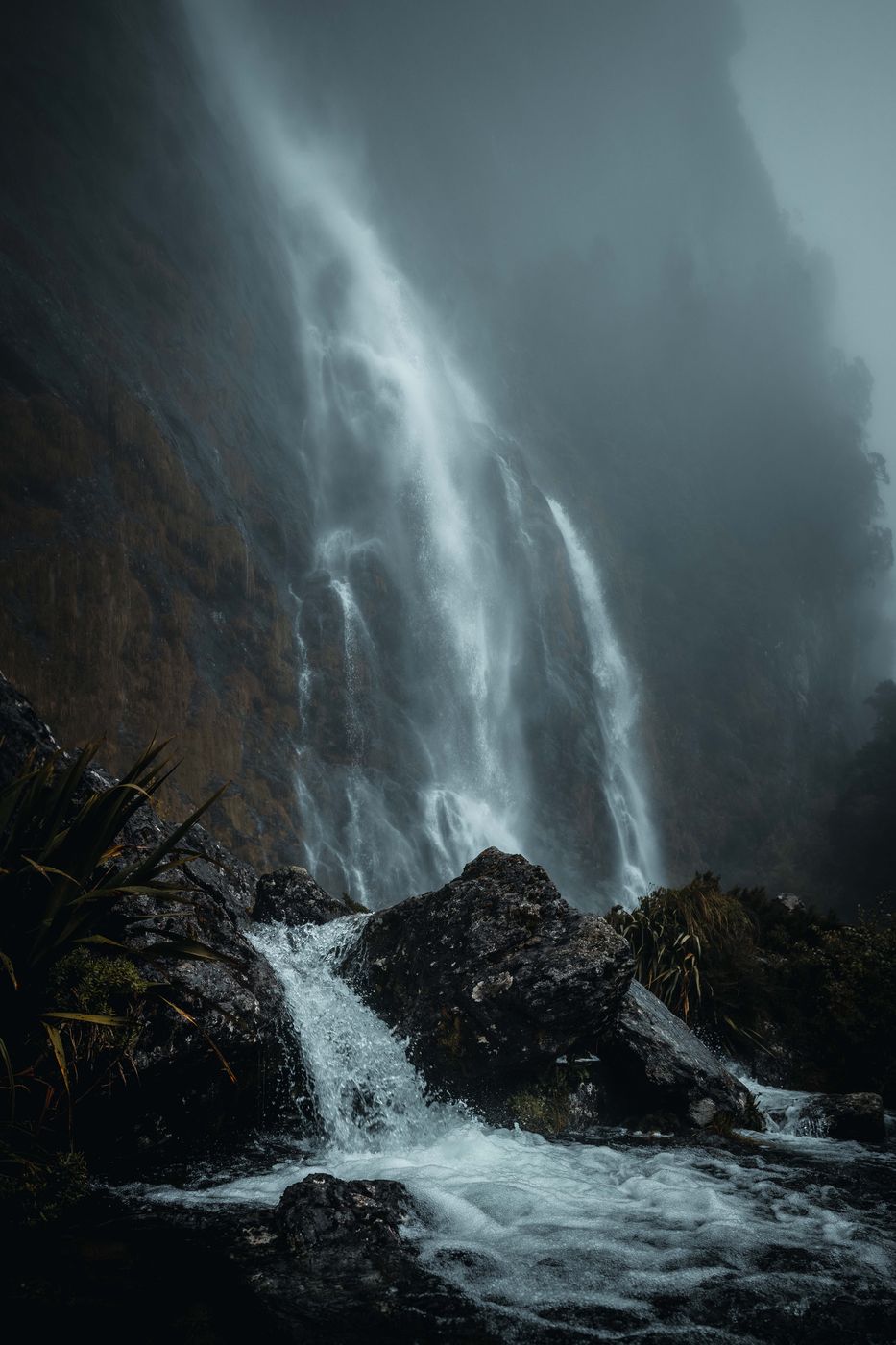 Earland Falls, Routeburn Track, Fiordland National Park, New Zealand