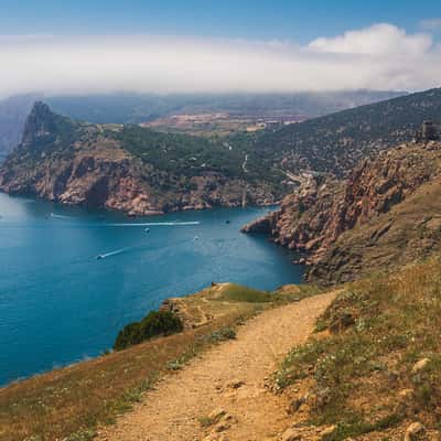 Entrance to Balaklava harbor, Russian Federation