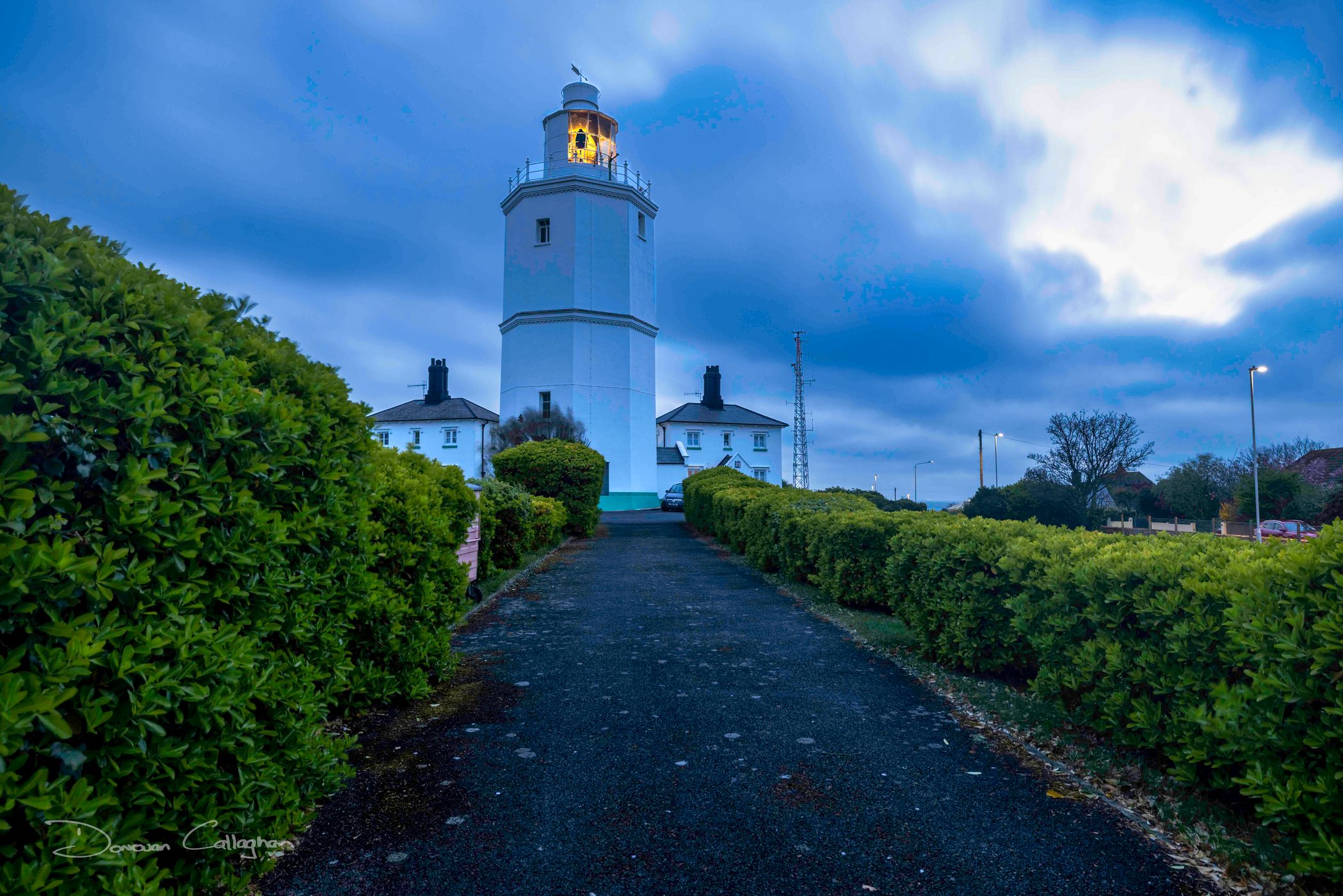 Entrance to North Foreland Lighthouse, England, United Kingdom