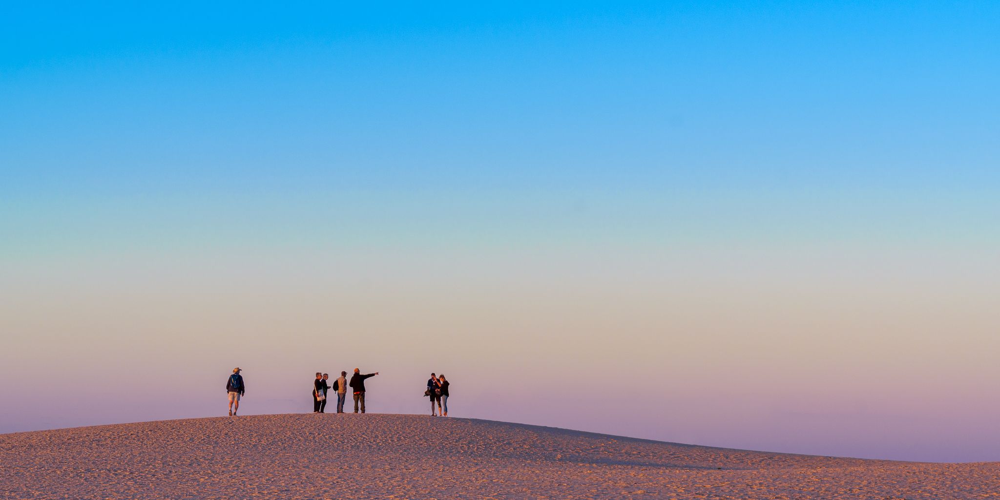 Eroded ancient sand dunes. Lake Mungo., Australia