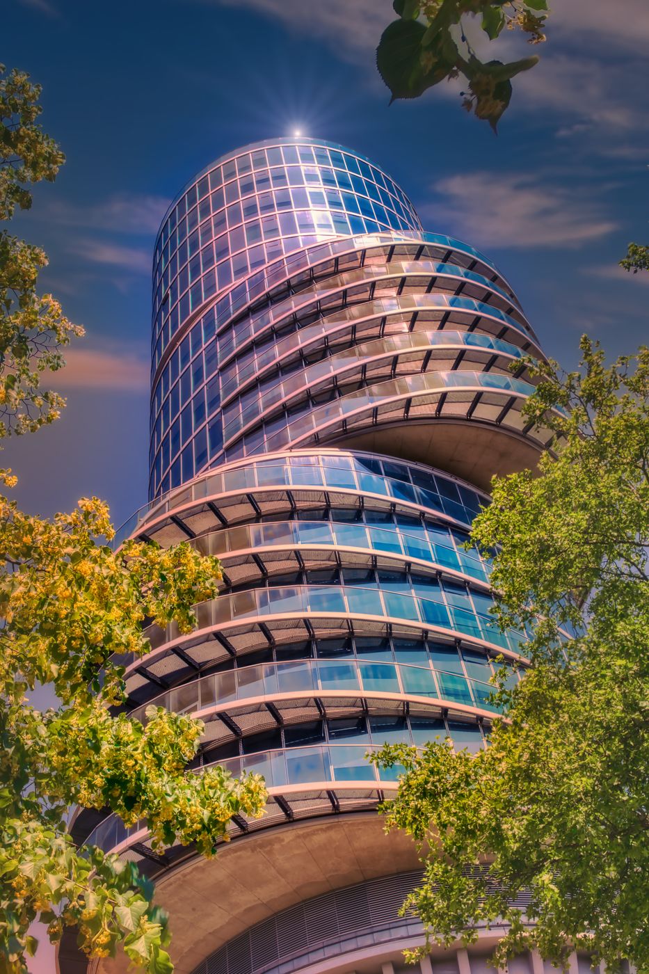 The Exzenterhaus from Below, Bochum, Germany