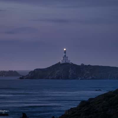 Faro Dell'Isola Dei Cavoli Lighthouse, Sardinia, Italy