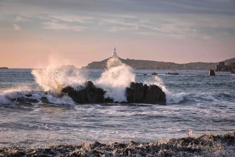 Faro Dell'Isola Dei Cavoli Lighthouse, Villasimius, Sardinia