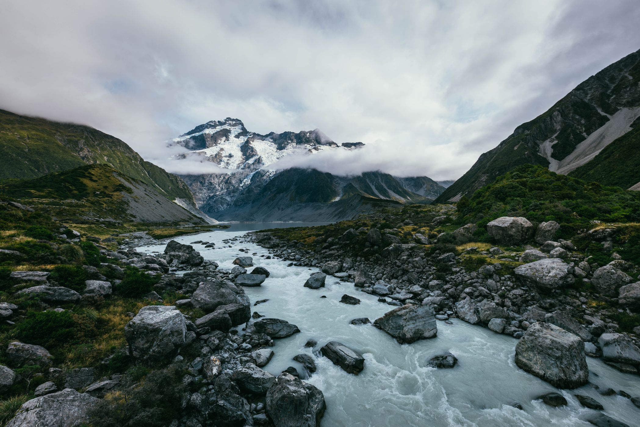 First Swing Bridge, Hooker Valley Track, New Zealand