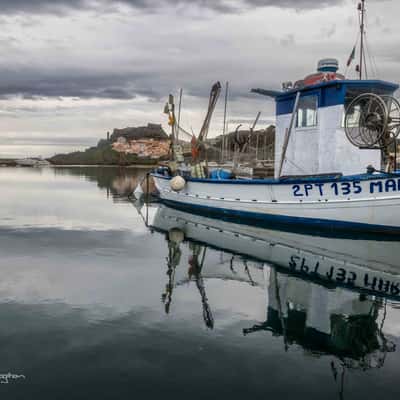 Fishing boat Castelsardo, Sardinia, Italy